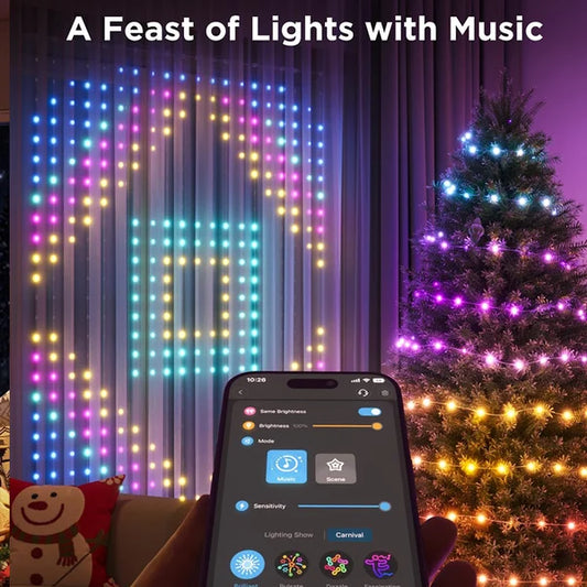 The Gulfessence™Color waves led curtain sync light